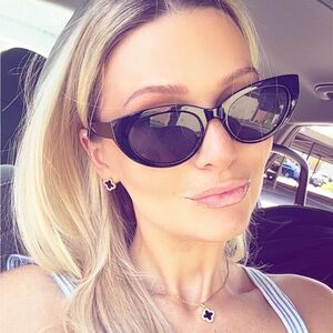 BCBGeneration Black Cat-Eye Sunglasses NWT